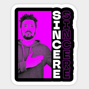 PURPLE SINCERE Sticker